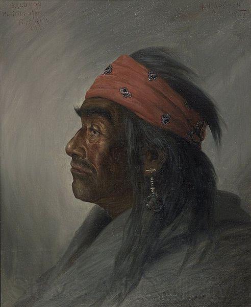 Henry Raschen Salomon, Medicine Man Germany oil painting art